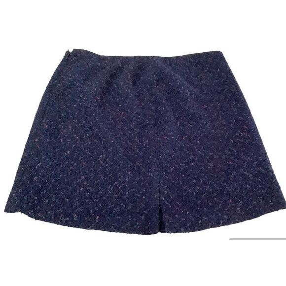 ELIE TAHARI Wool Mix Confetti Asymmetrical Skirt NWOT 12 - Picture 6 of 10